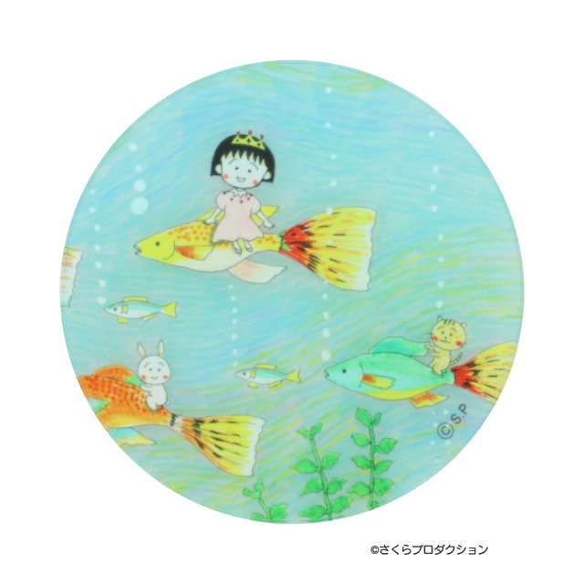 「さくらももこ ゆめいろ商店」イベント限定グッズ：toumeiアクリルコースター（熱帯魚）