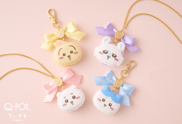 Q-pot.「ちいかわCollection」マカロンネックレス＆バッグチャーム