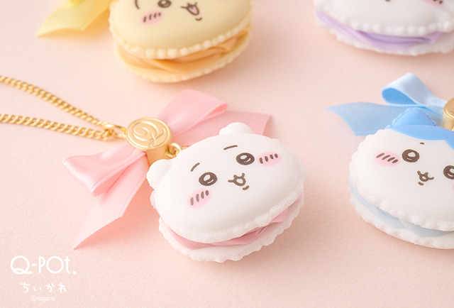Q-pot.「ちいかわCollection」マカロンネックレス＆バッグチャーム