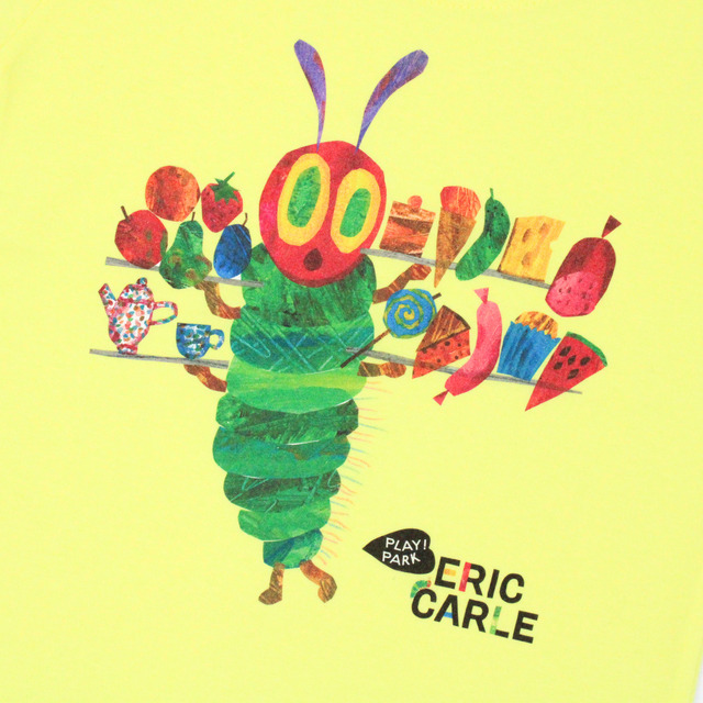 PPEC Ｔシャツ スタンディングあおむし（ライトイエロー）