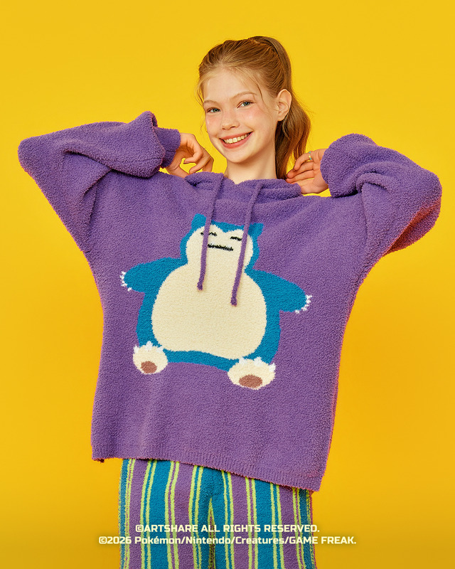 wiggle wiggle「Pokemon Special Design」フード付きパジャマセット - カビゴン