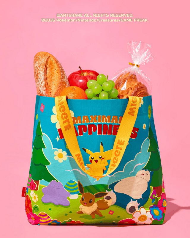 wiggle wiggle「Pokemon Special Design」リユーザブルショッパー（M） - ポケモン