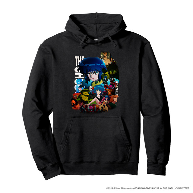 『攻殻機動隊 THE GHOST IN THE SHELL』「Amazon Merch on Demand」限定デザイングッズ プルオーバーパーカー