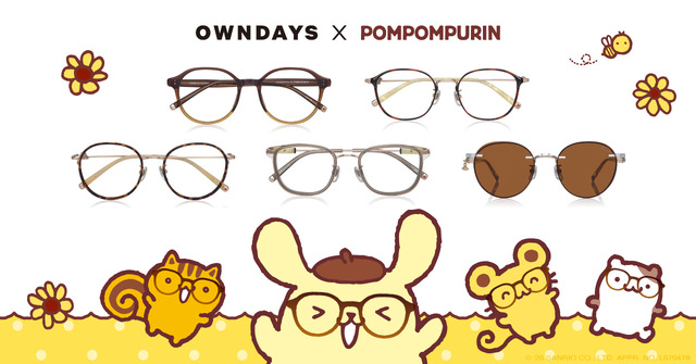 「OWNDAYS × POMPOMPURIN」第2弾
