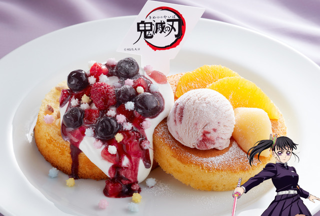 栗花落（つゆり）カナヲの花の彩りパンケーキ