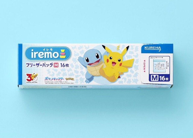 「ポケモンデザイン iremo（イレモ） フリーザーバッグ M」