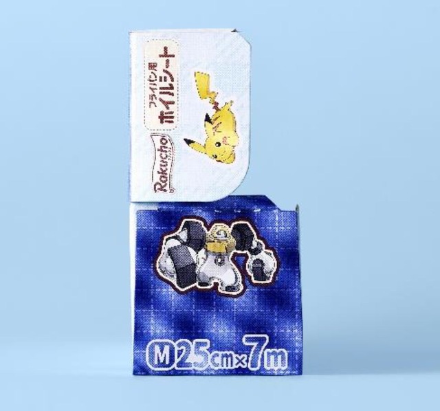 「ポケモンデザイン Rakucho（ラクッチョ） フライパン用ホイルシート M 7m」