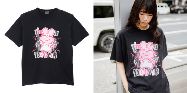 Tシャツ　うさぎ先生　I’m a Doctor　(size:M～L)　5,500円(税込)