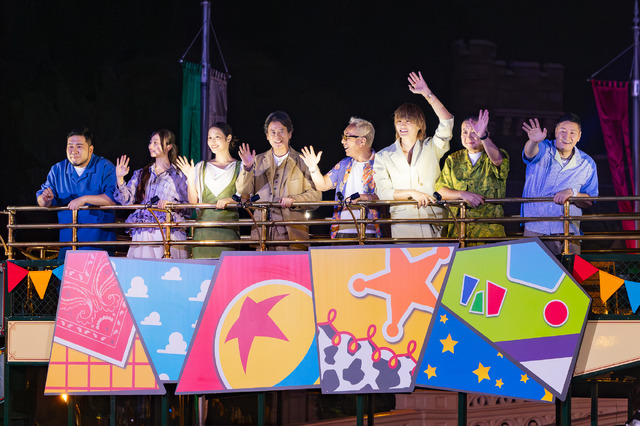 唐沢寿明、所ジョージ、広瀬アリス、佐野勇斗ら声優８名が東京ディズニーランドに大集合！『トイ・ストーリー５』豪華初日イベント