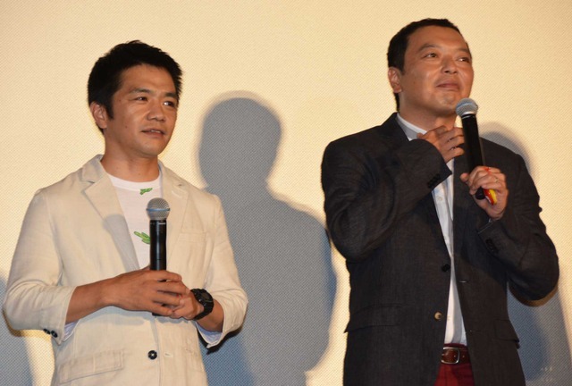 中川家／『それいけ！アンパンマン　おもちゃの星のナンダとルンダ』初日舞台挨拶