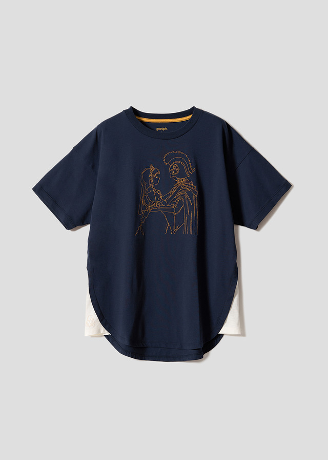 アニメ『名探偵コナン』×グラニフ　「黒衣の騎士｜サイドガゼットTシャツ」