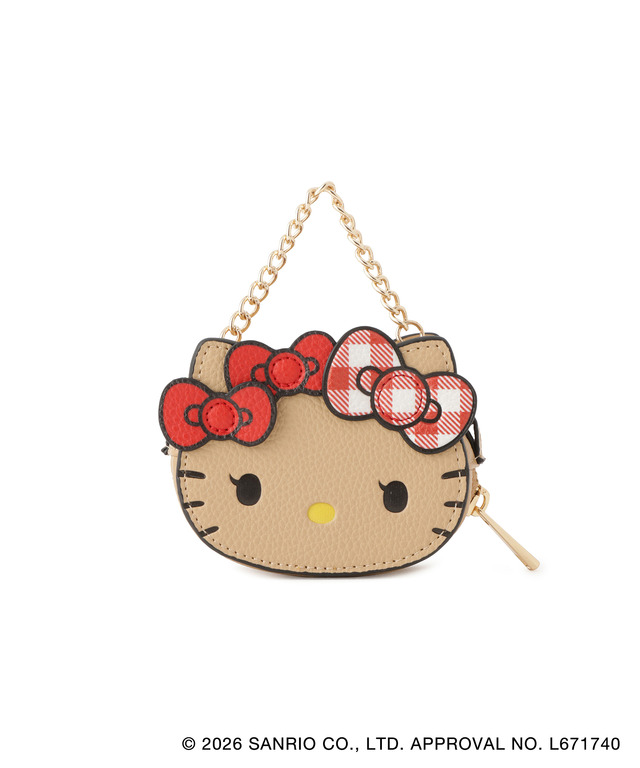 HELLO KITTY×VIS　「日焼けデザイン ハローキティフェイスポーチチャーム」