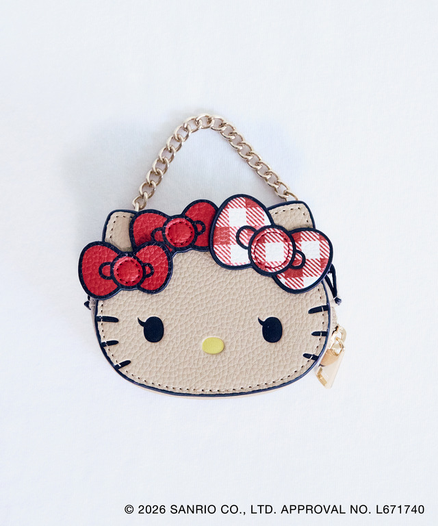 HELLO KITTY×VIS　「日焼けデザイン ハローキティフェイスポーチチャーム」
