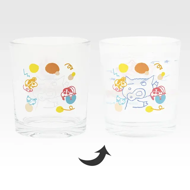 「一番くじ クレヨンしんちゃん 夏のバケーションだゾ」E賞：冷感グラス（ランダム全4種）
