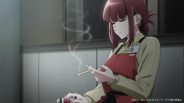 『スーパーの裏でヤニ吸うふたり』2本目(第2話)「スーパーの裏で添えるふたり」先行カット