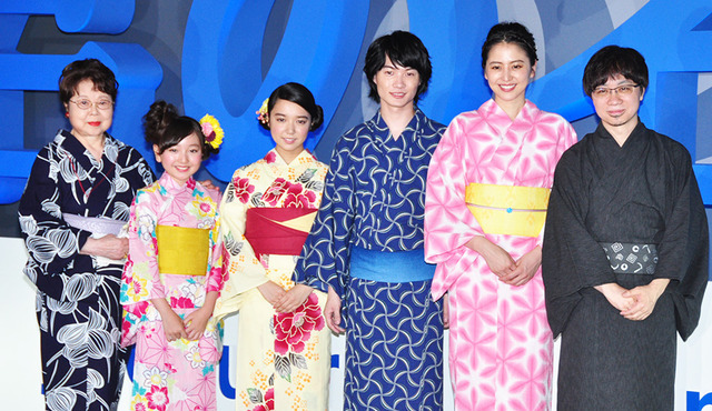 神木隆之介＆上白石萌音＆市原悦子＆谷花音＆新海誠監督／『君の名は。』完成披露試写会