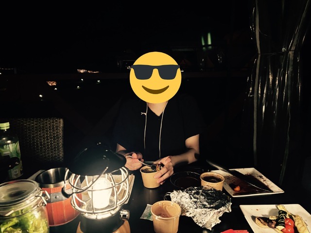 BBQの様子