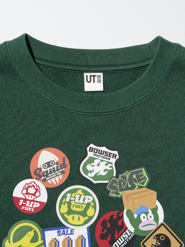 「『マリオカート ワールド』UTコレクション」KIDS スウェット（4 柄）