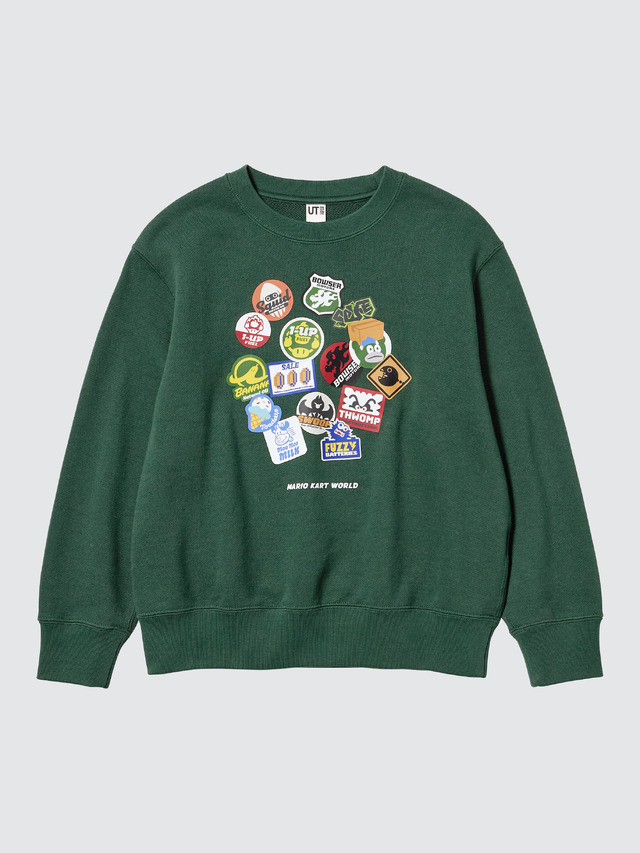 「『マリオカート ワールド』UTコレクション」KIDS スウェット（4 柄）