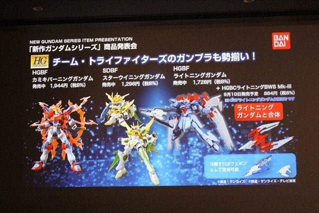 「ビルドファイターズトライ」特番や「オルフェンズ」第2期など新展開が続々  ガンダム新作発表会レポ