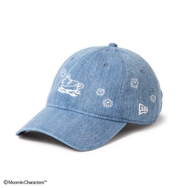 9TWENTY Moomin Flower ニョロニョロ ウォッシュドデニム ネイビー