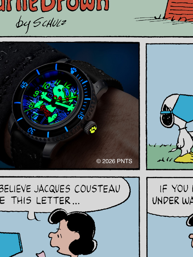 Fleuss 40 Automatic PEANUTS Snoopy Snorkeling Limited Edition