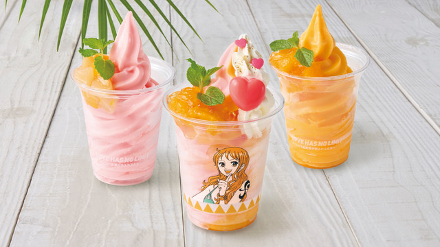 ナミさんへ捧げるフローズン・スムージー ブランマンジェ添え ～みかん＆ピーチ～ほか