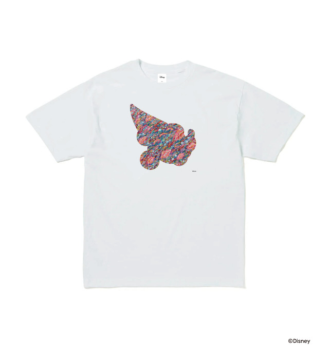 Mickey Mouse / Silk Print T-shirt Designed by ロッカクアヤコ