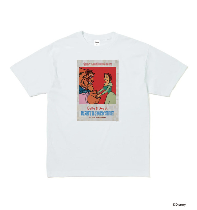 Beauty and the Beast / T-shirt Designed by NAIJEL GRAPH（2色展開）