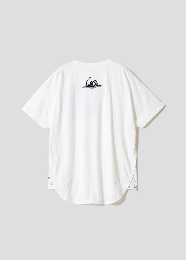 『ドラえもん』×グラニフ　「タイムマシン｜サイドガゼットTシャツ」