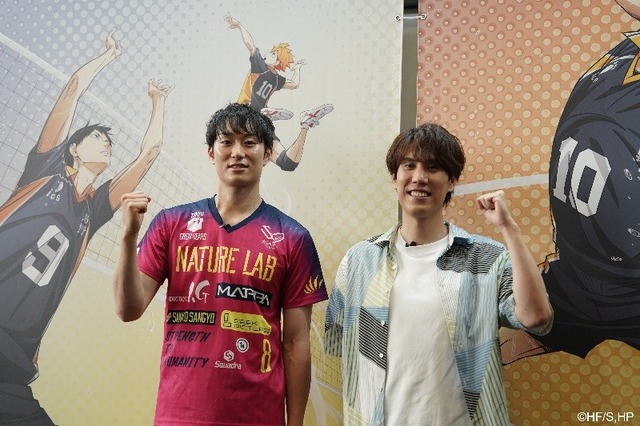 メディア向け発表会・内覧会 柳田将洋選手、須貝駿貴