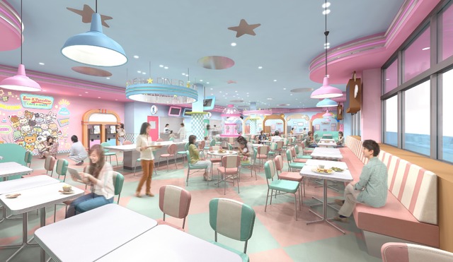 レストラン「San-x Paradise Cafe & Diner」