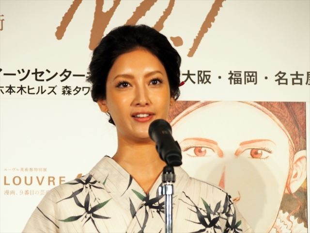 「ルーヴルNo.9 ～漫画、9番目の芸術～」オープニングイベント 音声ガイドを務めた神谷浩史、女優の菜々緒も登壇