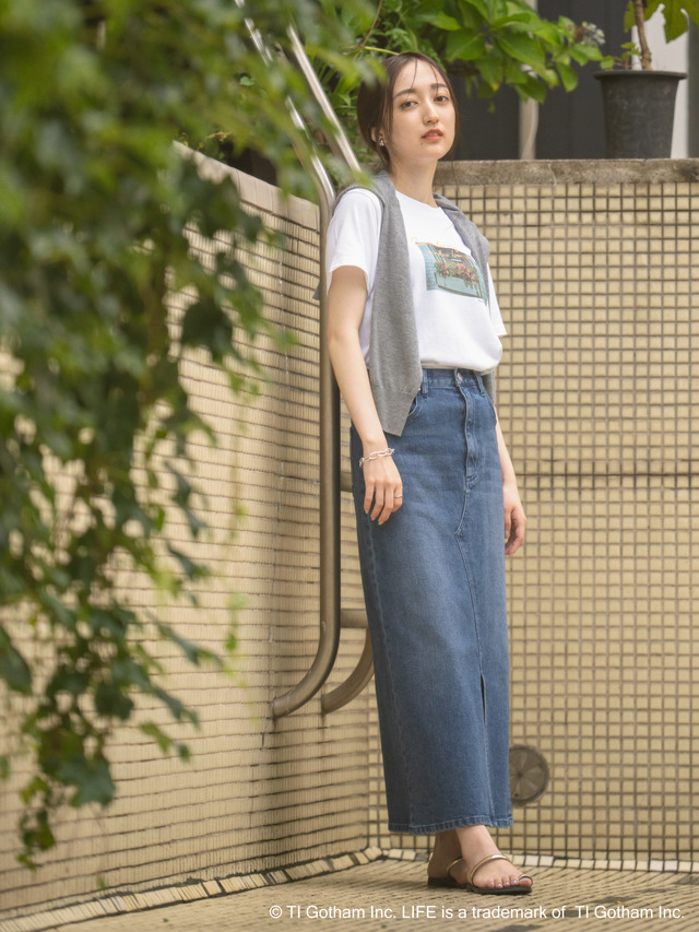LIFE / Flower Photo T-SHIRT