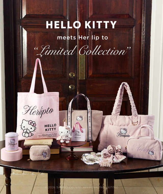 HELLO KITTY meets Her lip to “Limited Collection”