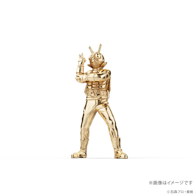 仮面ライダーV3　18金ミニフィギュア