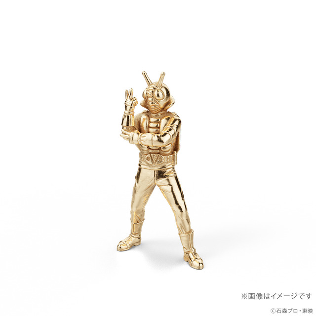 仮面ライダーV3　18金ミニフィギュア