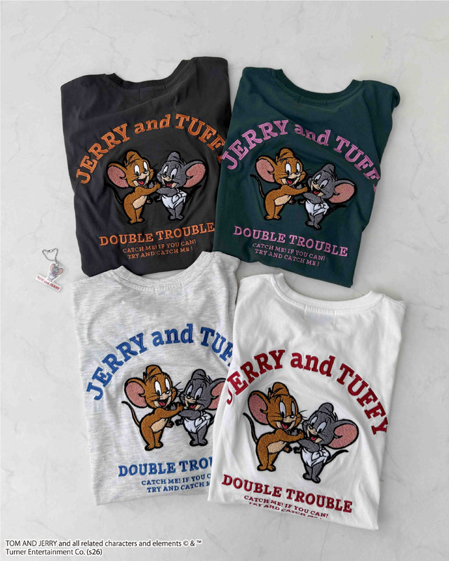 アクリルキーホルダー付トムとジェリーTシャツ(Q10950-12)