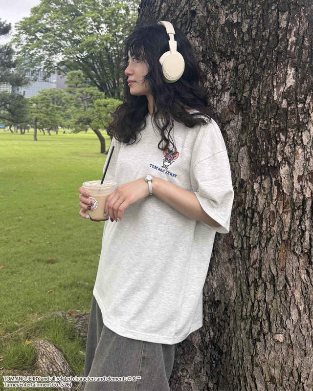 アクリルキーホルダー付トムとジェリーTシャツ(Q10950-12)