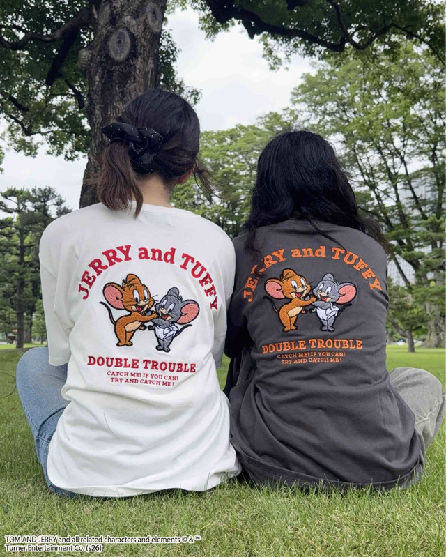 アクリルキーホルダー付トムとジェリーTシャツ(Q10950-12)