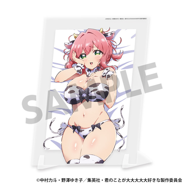 「100カノ」花園羽香里＆羽々里の大きくやわらかな胸が手首を優しく支えてくれる…愛城恋太郎の世界記録に認定された“愛の演説”もグッズに！新商品続々登場
