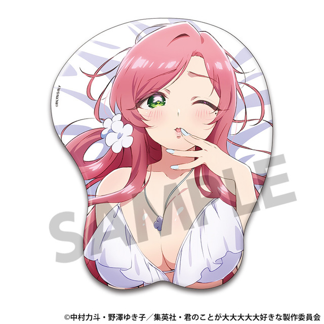「100カノ」花園羽香里＆羽々里の大きくやわらかな胸が手首を優しく支えてくれる…愛城恋太郎の世界記録に認定された“愛の演説”もグッズに！新商品続々登場