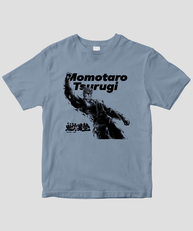一号生筆頭 剣桃太郎 Tシャツ（acid blue）