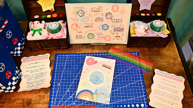 店内を巡りながら楽しめるスタンプラリーも実施