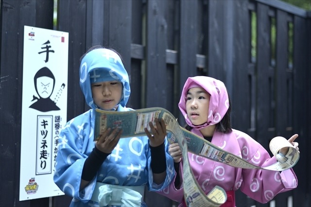 江戸ワンダーランド 日光江戸村が30周年を記念して「忍たま」とコラボ 福くんと夢ちゃんがイベントを体験