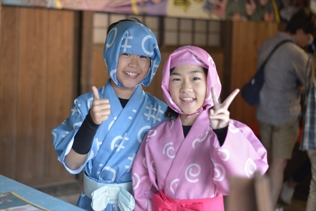 江戸ワンダーランド 日光江戸村が30周年を記念して「忍たま」とコラボ 福くんと夢ちゃんがイベントを体験