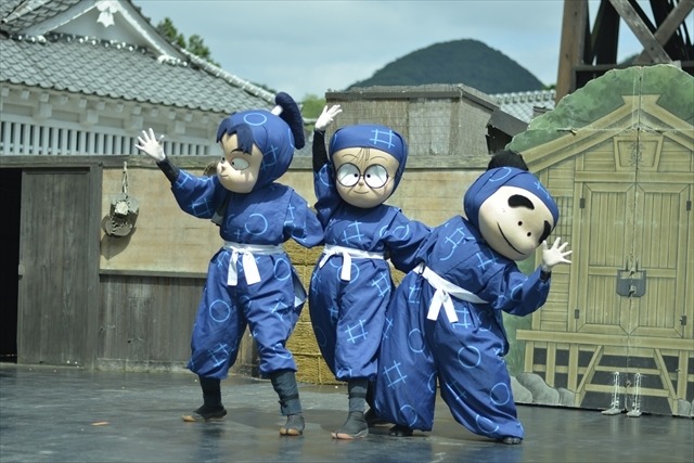 江戸ワンダーランド 日光江戸村が30周年を記念して「忍たま」とコラボ 福くんと夢ちゃんがイベントを体験