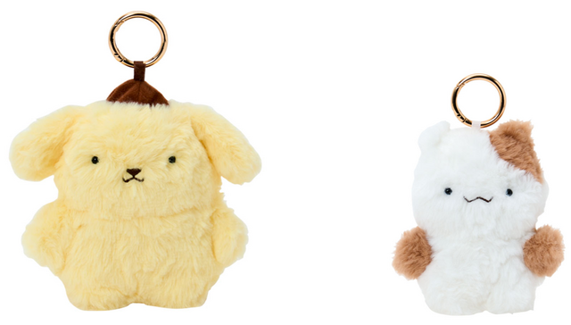 マスコットホルダー(ポムポムプリン) 2,200円／マスコットホルダー(マフィン) 1,980円