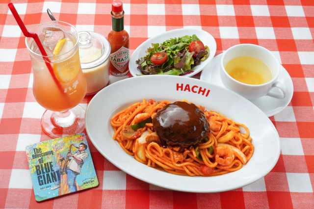 ＜レストランHACHI＞ハンバーグナポリタンSET(Trad)　3,300円ハンバーグナポリタンSET(Wagyu)　4,400円