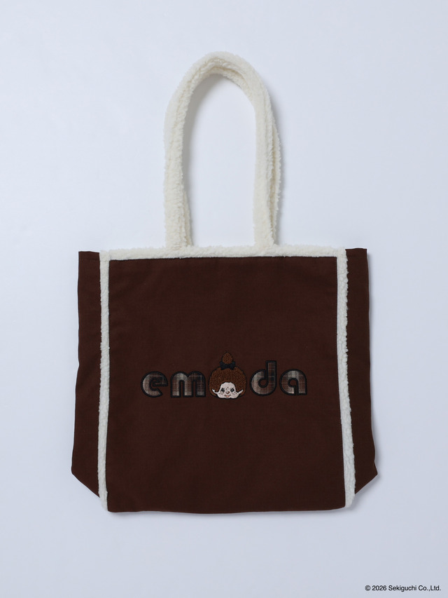 【Monchhichi×EMODA】2トーンボアトートバッグ